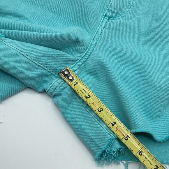 Wrangler Donna Regular Fit Cotton Denim Shorts Western Cowgirl Country Size W31 - Picture 14 of 14